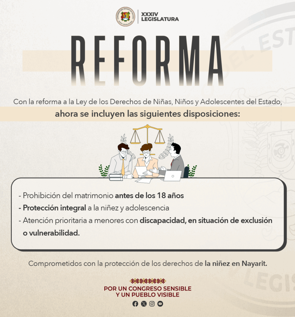 REFORMA-MATRIMONIO-INFANTIL-2_-953x1024 ¡Niñez protegida, futuro garantizado!